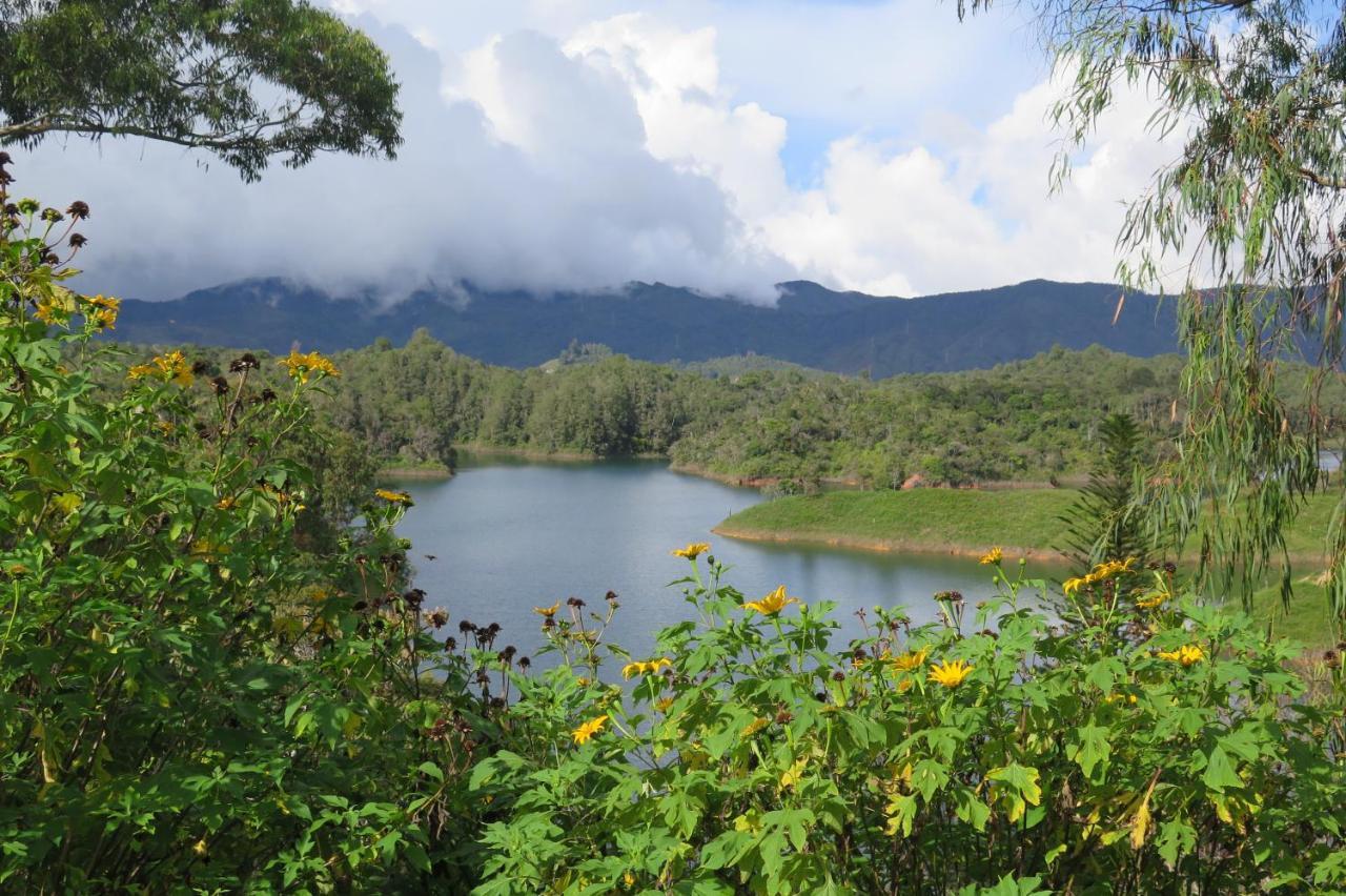Ecolodge Bahia Del Penon Guatape Exterior photo